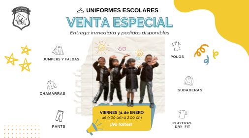 Venta de uniformes escolares