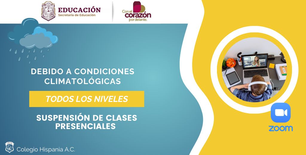 Suspensión de clases presenciales