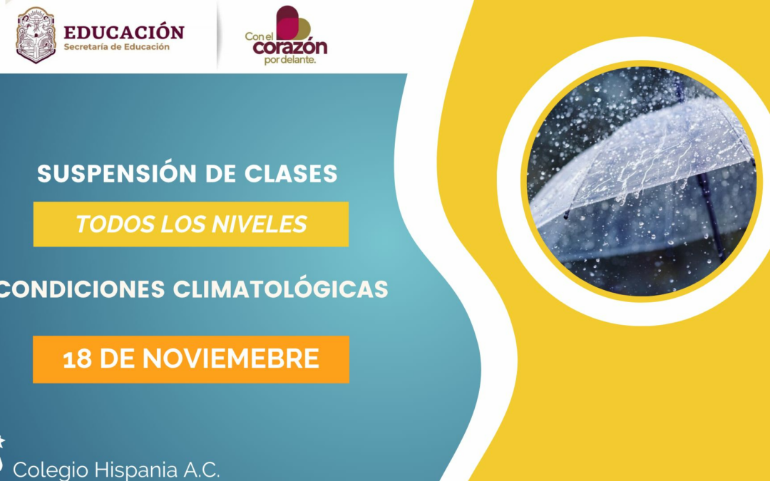 SUSPENSIÓN DE CLASES